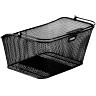 PANIER ARRIERE ACIER NID ABEILLE CITY KLICKFIX KORBKLIP NOIR AVEC FIXATION CLIP ADAPTABLE SUR TOUT PORTE BAGAGE 24L(39X30X21CM)