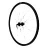 ROUE GRAVEL - ROUTE DISQUE BLOCAGE 700 PULSE 17 AVANT MOYEU BILLE CENTERLOCK NOIR JANTE 17C 32 RAYONS ACIER NOIR