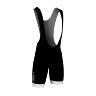 CUISSARD COURT GIST A BRETELLES FOND COOLMAX NOIR BORDS JAUNE FLUO   M -5116