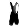 CUISSARD COURT GIST A BRETELLES FOND COOLMAX NOIR BORDS ROUGE XXL -5116