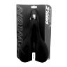 SELLE NEWTON VTT-TREKKING ERGONOMIC HOMME ATHLETIC NOIR A MEMOIRE DE FORME AVEC TROU CENTRAL 260X155MM