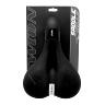 SELLE NEWTON CITY ERGONOMIC ELASTOMERE HOMME MODERATE NOIR A MEMOIRE DE FORME AVEC TROU CENTRAL 260X185MM