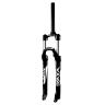 FOURCHE VTT 26 " ZOOM VAXA 28 NOIR POUR DISQUE REGLABLE-BLOCABLE AU GUIDON DEB. 100MM PIVOT LISSE 296MM 1''1-8-28,6 EXTERIEUR COMPATIBLE DISQUE