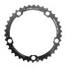 PLATEAU ROUTE 5BRA D.130 TA ALIZE TRIPLE 38DTS MILIEU ARGENT ALU 7075 TYPE SHIMANO 8-9-10V.