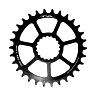 PLATEAU VTT DIRECT MOUNT POUR CANNONDALE AI TA ONE C55 30DTS COMPATIBLE FSA TA 10-11-12V. NOIR (DEPORT 6MM)