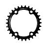 PLATEAU VTT 4BRA D.64 TA CHINOOK 22DTS INTERIEUR DOUBLE NOIR ALU POUR SHIMANO - SRAM - RACE FACE - FSA 10-11V.