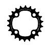 PLATEAU VTT 4BRA D.104 TA CHINOOK DOUBLE-TRIPLE 42DTS EXTERIEUR NOIR ALU POUR SHIMANO - SRAM - RACE FACE - FSA 10-11V. (COMPATIBLE MILIEU EN TRIPLE PLATEAU)