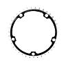PLATEAU ROUTE 5BRA D.135 TA VENTO 39DTS INTERIEUR NOIR ALU 7075 TYPE CAMPAGNOLO 9-10V.