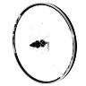 ROUE VTT DISQUE - PATIN BLOCAGE 26\" M670 ARRIERE NOIR MOYEU SHIMANO ACERA QC400 CENTERLOCK CASSETTE 11-10-9V NOIR RAYON ARGENT JANTE 19C 32 RAYONS