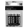 PILE LR06  1.5V  KODAK ALCALINE XTRALIFE AA (VENDU PAR 4)