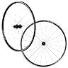 ROUES ROUTE PATIN BLOCAGE 700 SHIMANO WH-RS100 NOIR 11-10V DECO BLANC  (AVANT + ARRIERE) (OFFRE SPECIALE)