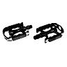 PEDALE VTT ROULEMENT ETANCHE PREMIUM NEWTON CORPS ALU NOIR CAGE ALU ARGENT-NOIR 9-16\" (PAIRE)