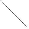 RAYON INOX NOIR PLAT (2,2 X 0,09MM) TETE DROITE 2MM L 250MM SAPIM CX-RAY AVEC ECROUS (VENDU A L'UNITE)