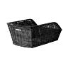 PANIER ARRIERE BASIL CENTO RATTAN OSIER SYNTHETIQUE NOIR (43X32X25CM) (AVEC FIXATION)