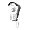ECLAIRAGE VELO A PILE AVANT SUR FOURCHE SPANNINGA GALEO XB (43MM) NOIR (FONCTIONNE AVEC 2 PILES LR6)