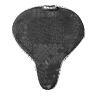 COUVRE SELLE VELO BASIL BOHEME WATERPROOF ROUGE FIGUE (28X23CM)