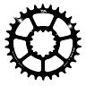 PLATEAU VTT DIRECT MOUNT POUR SRAM GX - XX1 - X01 TA DM3 30DTS 11-12V. NOIR NARROW WIDE (TRANSMISSION BOOST DEPORT 3MM)