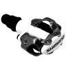 PEDALE VTT AUTOMATIQUE SHIMANO M520 SPD BLANC AVEC CALES (PAIRE)