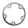 PLATEAU PISTE 5BRA D.130 TA 46DTS ARGENT ALU 7075 POUR CHAINE 3.17MM (1"1-8)
