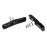 PORTE PATIN FREIN VTT A VIS SYMETRIC FIBRAX 70MM NOIR (1 PAIRE)