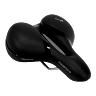 SELLE ROYAL RESPIRO LOISIR GEL CONFORT MAX RELAXED AVEC PROTECTION LATERALE ET ELASTOMERE NOIR 256X227MM 771G