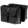 SACOCHE ARRIERE VELO DOUBLE BASIL FORTE 35L BLEU NAVY (41X15X43CM) UNIVERSEL POUR VTC ET VAE