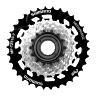 ROUE LIBRE  7V. SHIMANO TZ-510 14-34 MEGARANGE ARGENT-NOIR