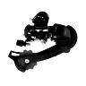 DERAILLEUR VTT ARRIERE P2R 8-7V. TZ CHAPE LONGUE NOIR A VISSER (COMPATIBLE SHIMANO JUSQU\'A 30DTS) SUR CARTE