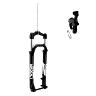FOURCHE VTT 29 " ZOOM 868S A RESSORT NOIR REGLABLE-BLOCABLE AVEC MANETTE AU CINTRE DEB. 100MM POUR AXE TRAVERSANT BOOST 15-110 PIVOT LISSE CONIQUE 1''1-8-1"1-2 EXTERIEUR COMPATIBLE DISQUE
