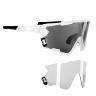 LUNETTES VELO ADULTE NEWTON NAGAS MONTURE JAUNE FLUO (2 VERRES INTERCHANGEABLES SOLAIRE BLEU ET ECLAIRANT ORANGE) LIVRE DANS BOITE SOUPLE - POSSIBLE COMMANDER VERRE 171352 EN TRANSPARENT