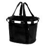 PANIER AVANT TOILE KLICKFIX BIKEBASKETS NOIR FIXATION SUR CINTRE 15L (35X28X26CM) (LIVRE SANS FIXATION)