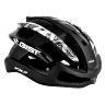 CASQUE VELO ADULTE GIST ROUTE VOLO NOIR MAT-POP ART FULL IN-MOLD TAILLE 56-62 REGLAGE MOLETTE 210GRS