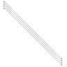 RAYON RENFORCE INOX ARGENT 2,0MM AVEC TETE COUDEE EN 2,3MM  L 282MM AVEC ECROUS (VENDU PAR 4)