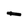 ECROU DE RAYON SAPIM 18MM NOIR ALU DOUBLE TETE POUR RAYON 2MM (UNITE)