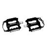 PEDALE VTT ROULEMENT ETANCHE PREMIUM NEWTON CORPS ALU NOIR CAGE ALU NOIR 9-16\" (PAIRE)