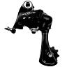 DERAILLEUR ROUTE ARRIERE CAMPAGNOLO 10V. VELOCE CHAPE MOYENNE NOIR