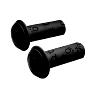 POIGNEE CITY HERRMANS ENFANT NOIR AVEC PROTECTION CHOC L85MM (PAIRE) DIAM. 20MM