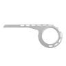 PARE-CARTER CHAINE PISTOLET HEBIE ARGENT PLATEAU 44-48D. (VENDU A L UNITE)  -  AJOUTER FIXATION REF 178275 ET EN OPTION REF 178274