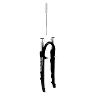 FOURCHE VTC 28 " ZOOM ALU RESSORT NOIR DEB. 45MM PIVOT (240-75) FILETE 1"-22.2 INTERIEUR COMPATIBLE V-BRAKE-DISQUE