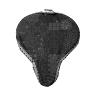 COUVRE SELLE VELO BASIL BOHEME WATERPROOF BLEU INDIGO (28X23CM)