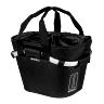 PANIER AVANT TOILE BASIL 2DAY 15L NOIR AVEC ANSE FIXATION CLIP AUTOMATIQUE SUR PORTE BAGAGE COMPATIBLE KLICKFIX NON INCLU