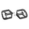 PEDALE VTT PLATEFORME DESCENTE - BMX SWITCH GAP ALU ARGENT FILETAGE 9-16 AVEC PICOTS ARGENT (PAIRE)