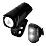 ECLAIRAGE VELO USB KIT SIGMA BUSTER 400 LUMEN -BUSTER RL80 (AUTONOMIE AVANT 9H-ARRIèRE 8H JUSQU'A 12H MODE FLASH) NOIR - HOMOLOGUE - ADAPTE L'ECLAIRAGE EN FONCTION DE LA LUMINOSITE