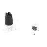 OUTIL KIT PURGE FREIN DISQUE P2R POUR FREIN ROUTE HYDRAULIQUE SHIMANO 7MM (AVEC ADAPTATEURS) -ULTEGRA R8020-R8070 ET DURA-ACE R9120-R9170