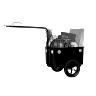 REMORQUE VELO UTILITAIRE MAXITRAILER 60L (DIMENSIONS INTERIEURES L 60CM X L 40CM X H 21CM) AVEC ROUES  FIXATION TIGE DE SELLE