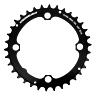 PLATEAU VTT 4BRA D.104 STRONGLIGHT TRIPLE 34DTS MILIEU NOIR ALU - EPAISSEUR 4MM 8-9V.