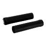 POIGNEE CITY-VTT BIKE RIBBON SILICONE SOFT NOIR 22MM L 130MM (PAIRE)