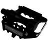 PEDALE VTT RESINE NEWTON NOIR CAGE ALU NOIR 9-16\" (PAIRE SUR CARTE)