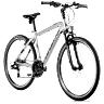 VELO MUSCULAIRE VTC 28 LEADER FOX AWAY HOMME ARGENT MAT 7V CADRE 20,5 POUCES (TAILLE ADULTE 183 à 190 CM)