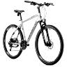 VELO MUSCULAIRE VTC 28 LEADER FOX SUMAVA HOMME ARGENT MAT 9V CADRE 20,5 POUCES (TAILLE ADULTE 183 à 188 CM)